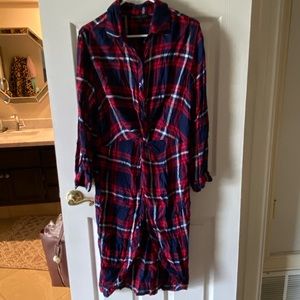 New York & Co flannel top